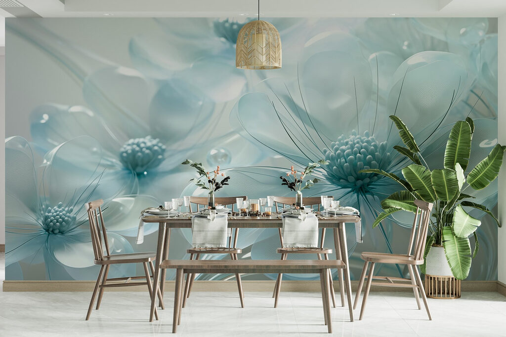 Delicate blooms with soft, pastel hues