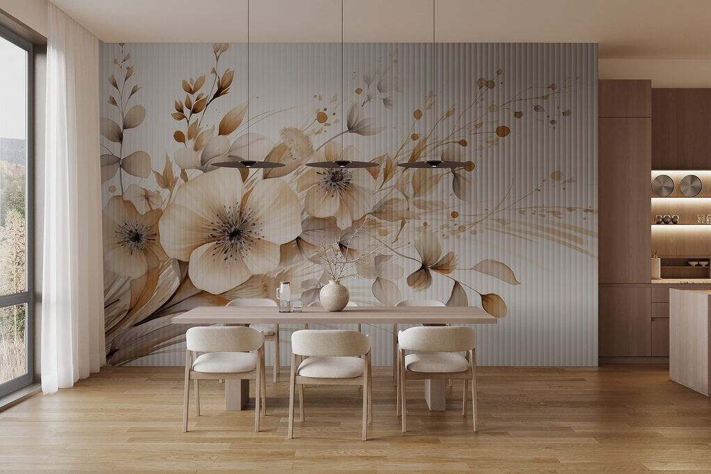 Delicate blooms in soft hues