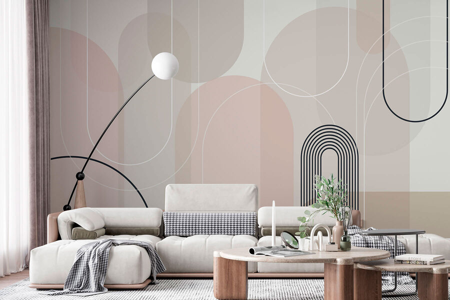 Soft curves in subtle earth tones. Soft curves in subtle earth tones.