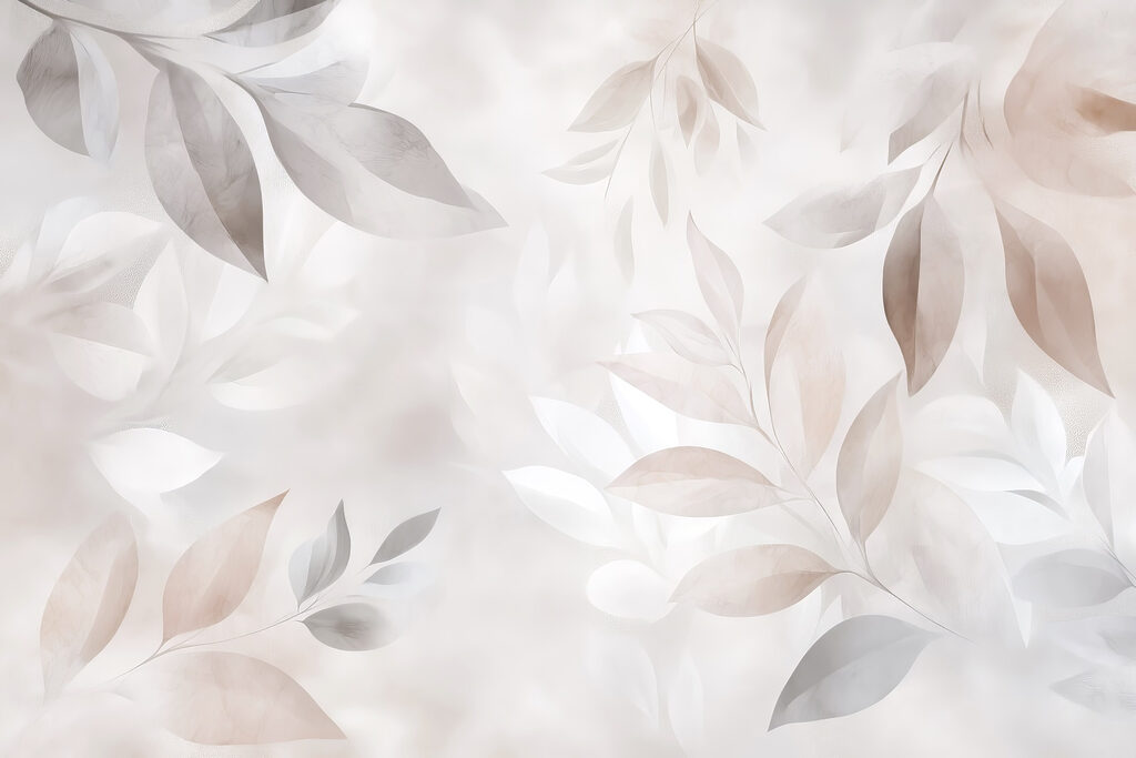 Delicate leaves in soft tones Delicate leaves in soft tones