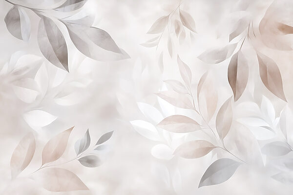 Delicate leaves in soft tones Delicate leaves in soft tones