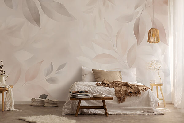 Delicate leaves in soft tones Delicate leaves in soft tones