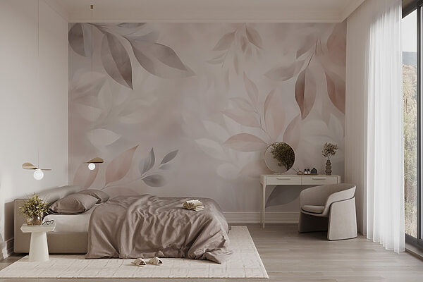 Delicate leaves in soft tones Delicate leaves in soft tones