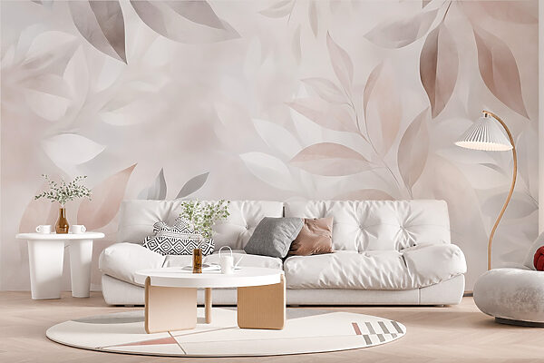 Delicate leaves in soft tones Delicate leaves in soft tones