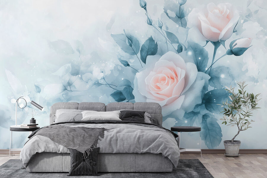 Delicate roses in soft hues Delicate roses in soft hues