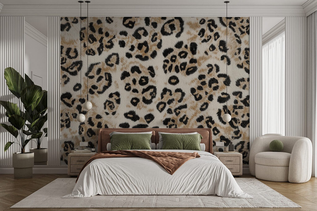 Wild patterns on soft fur texture