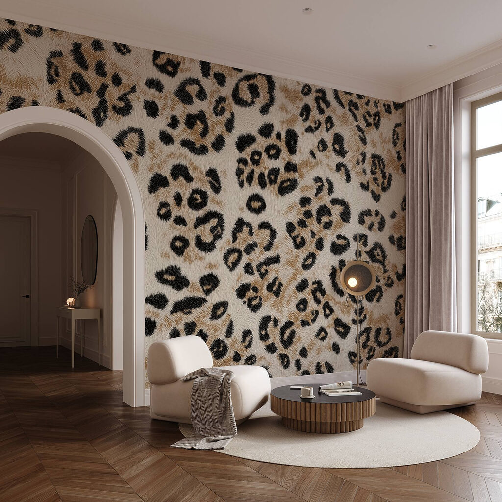 Wild patterns on soft fur texture