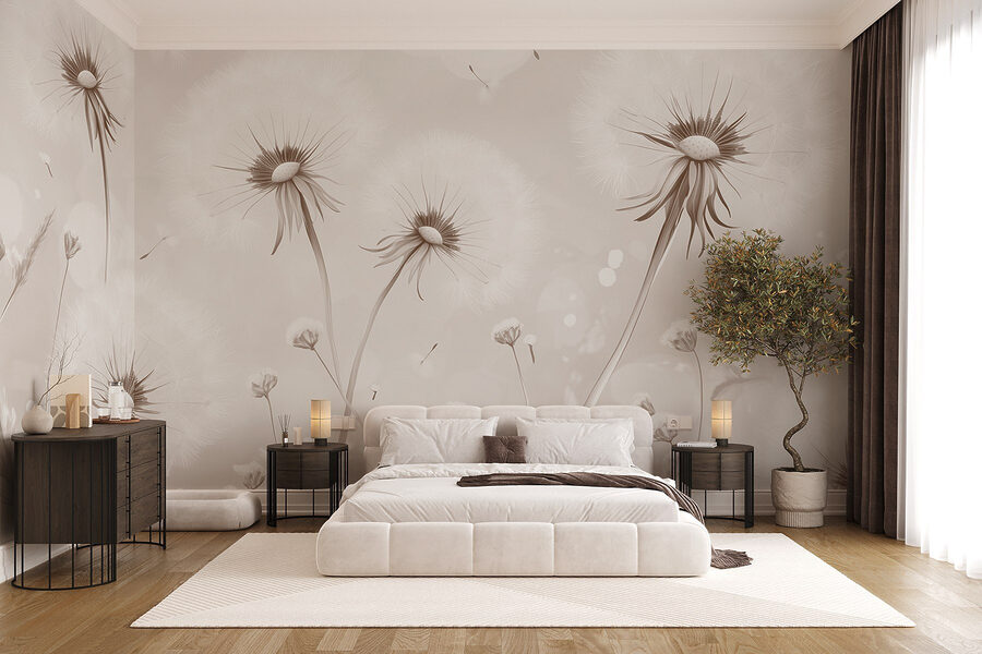 Delicate dandelion dreams in bloom