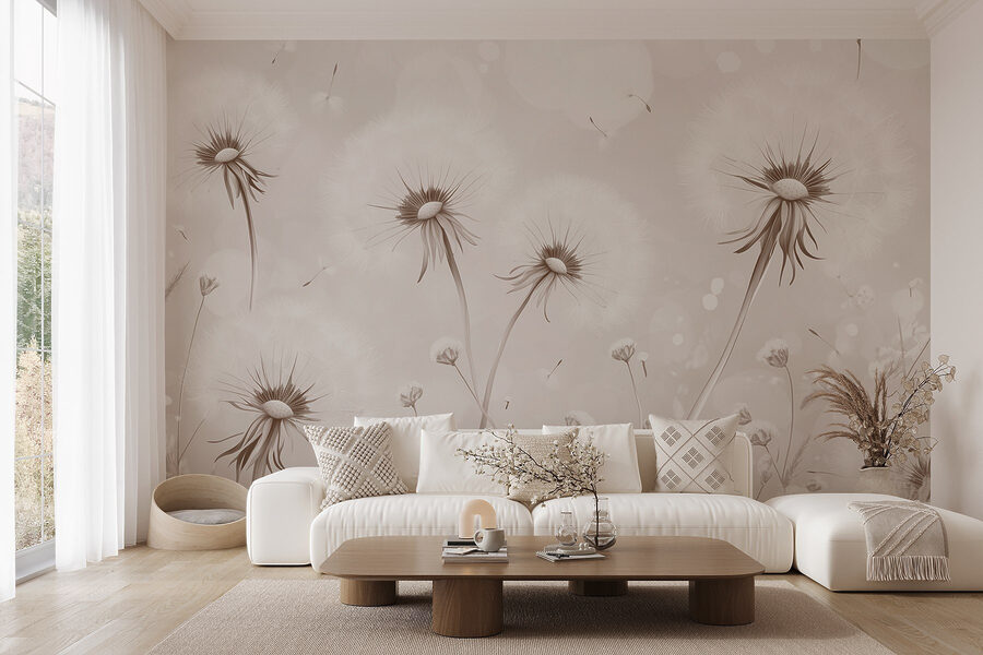 Delicate dandelion dreams in bloom