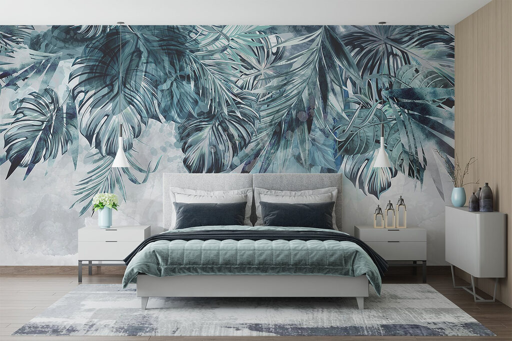 Vibrant tropical foliage illustration Vibrant tropical foliage illustration