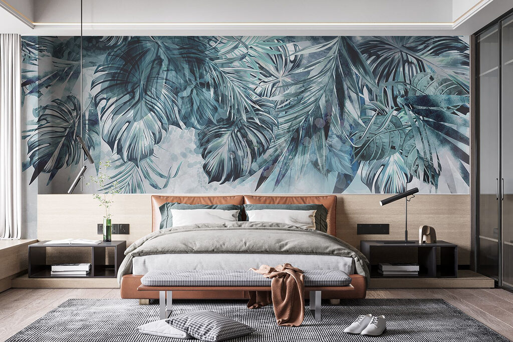 Vibrant tropical foliage illustration Vibrant tropical foliage illustration