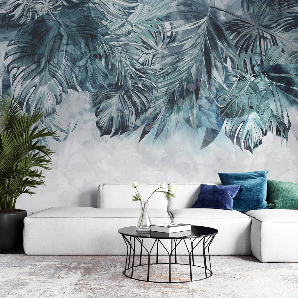 Vibrant tropical foliage illustration Vibrant tropical foliage illustration