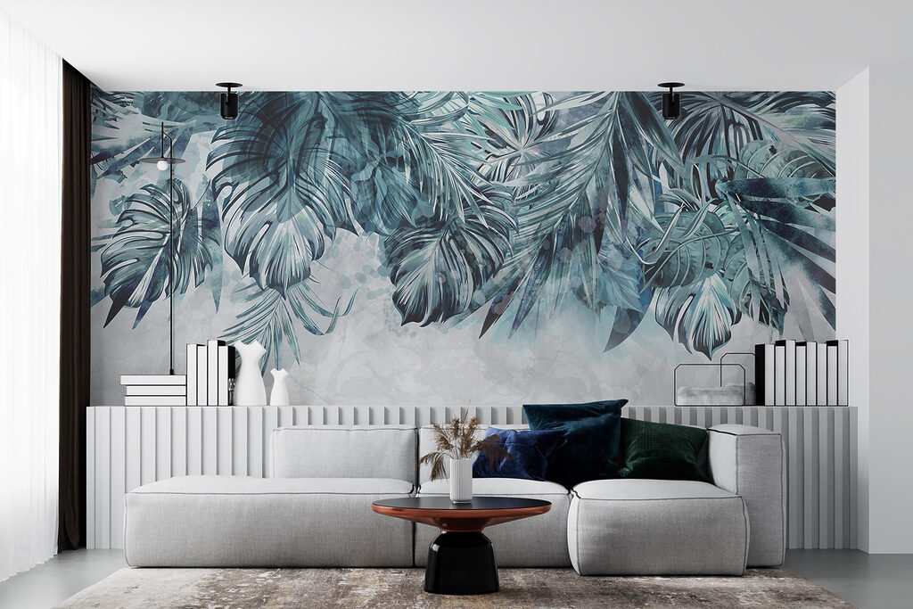 Vibrant tropical foliage illustration Vibrant tropical foliage illustration