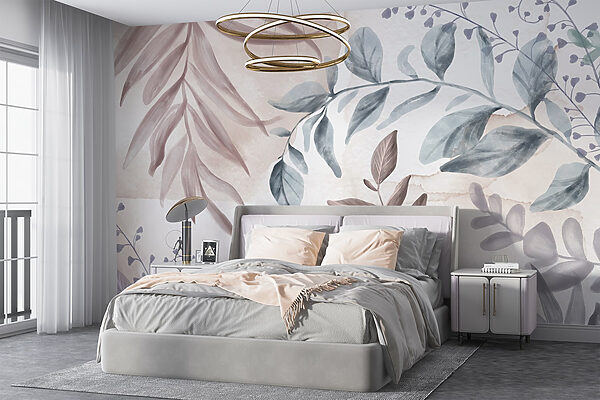 Wall murals Wall murals Nature’s delicate watercolor elegance. (SKU: w08668)