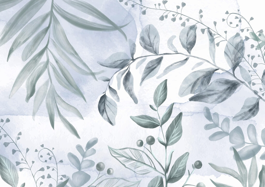 Serene foliage in soft hues Serene foliage in soft hues