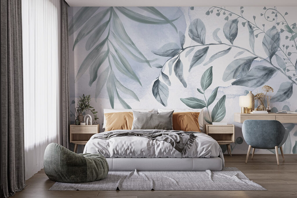 Serene foliage in soft hues Serene foliage in soft hues