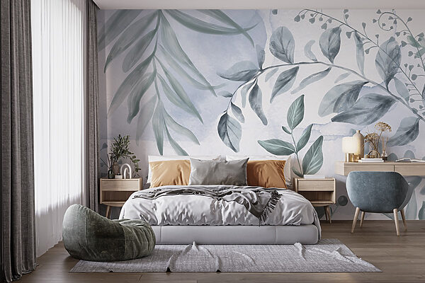 Serene foliage in soft hues Serene foliage in soft hues