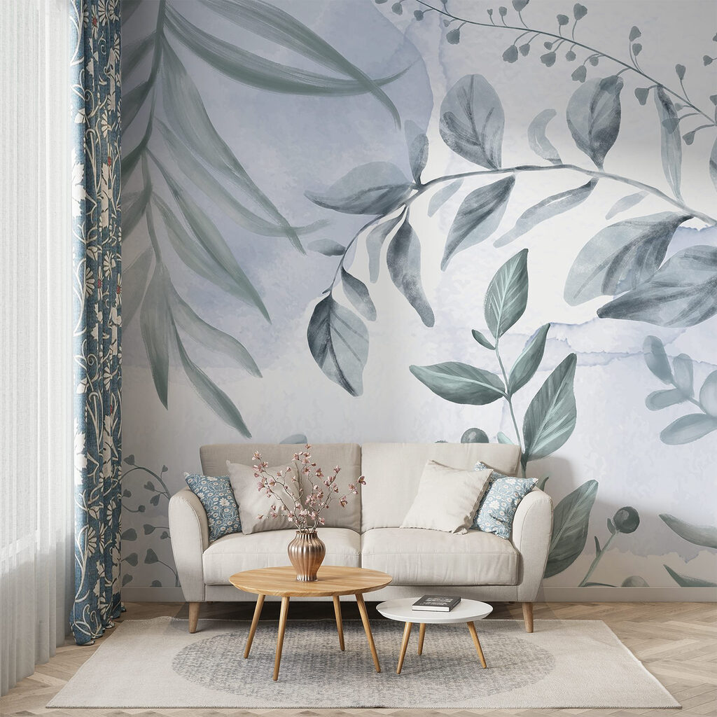 Serene foliage in soft hues Serene foliage in soft hues
