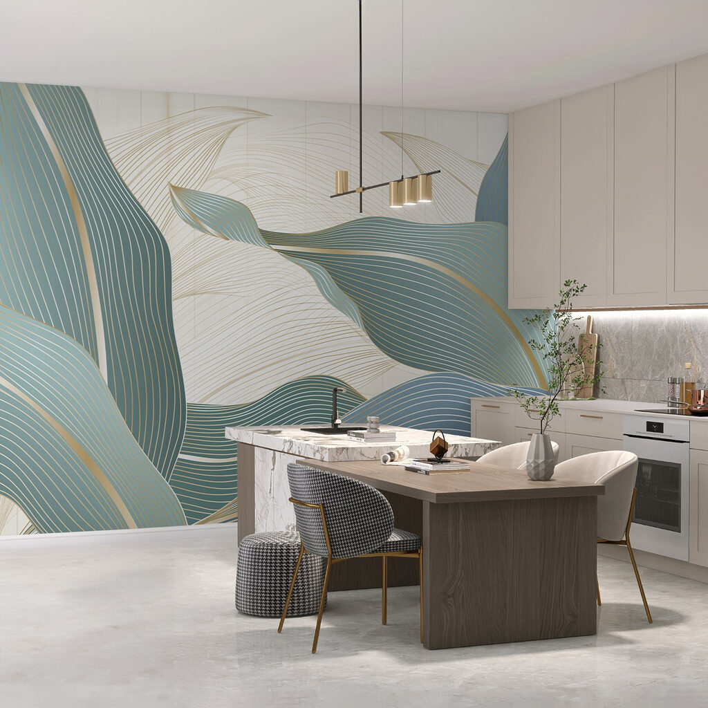 Flowing Lines in Soft Colors