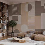 Wall mural Pattern of geometric shapes