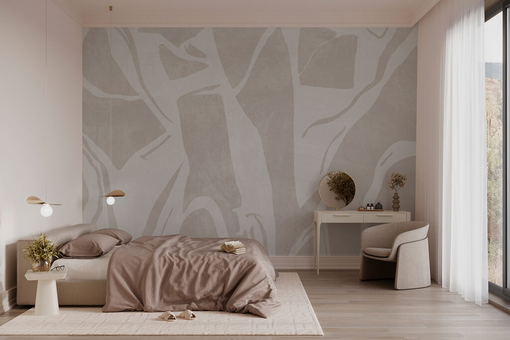 White and gray background with lines