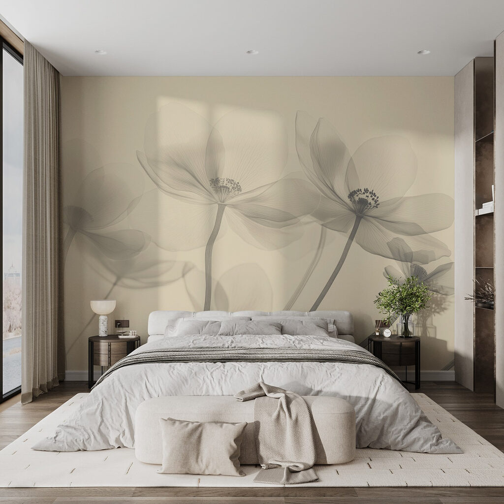 Delicate petals in soft hues