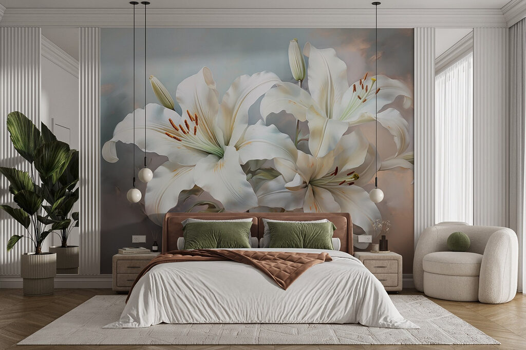 Delicate blooms in gentle hues