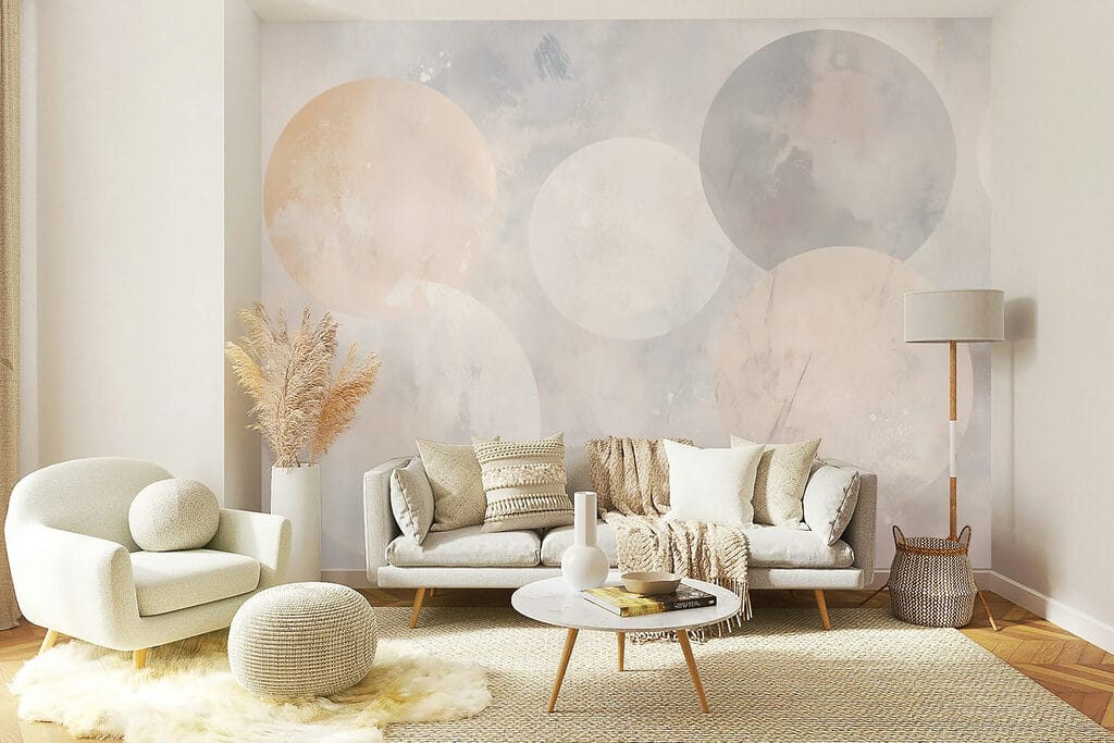 White and grey circles White and grey circles