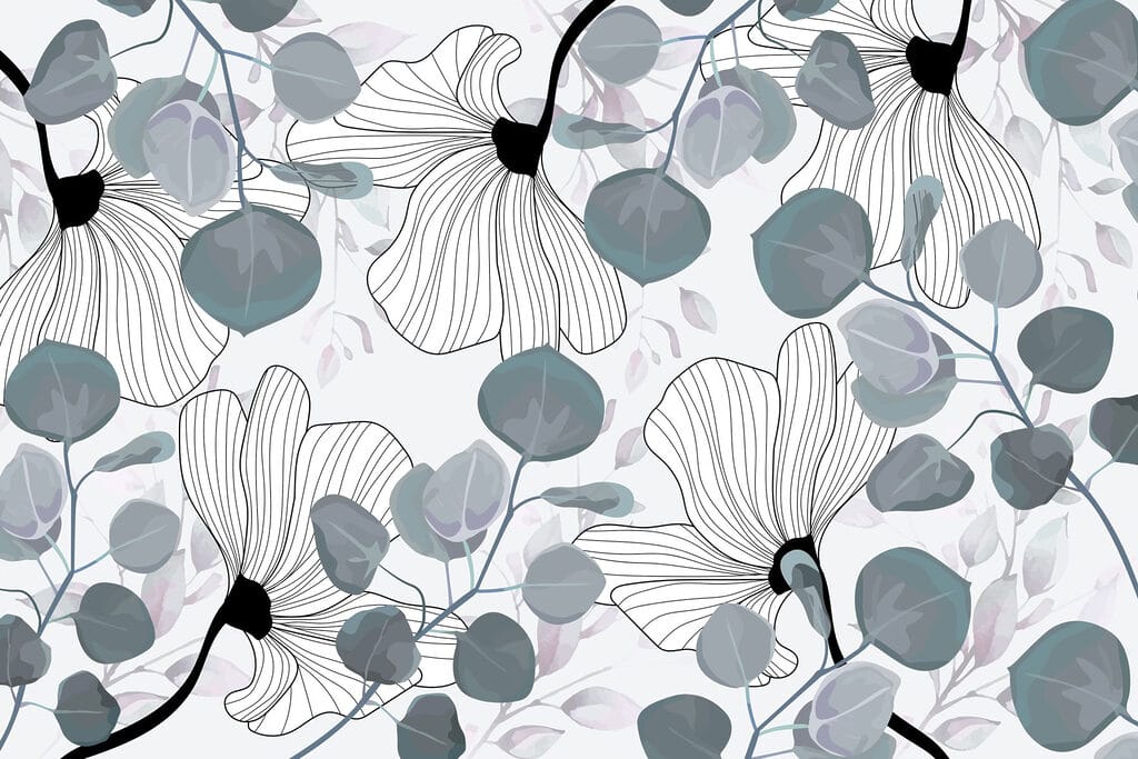 Delicate floral pattern in soft hues Delicate floral pattern in soft hues