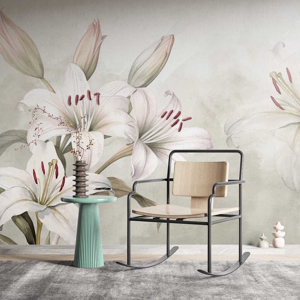 Delicate blooms in gentle hues