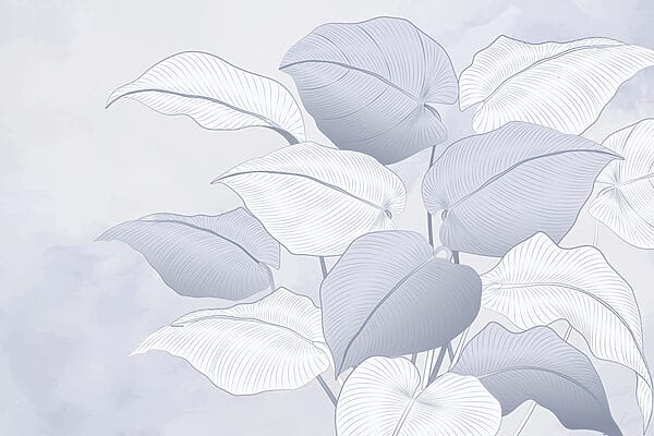 Delicate leaves in soft hues Delicate leaves in soft hues