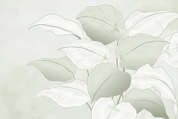 Delicate leaves in soft hues Delicate leaves in soft hues