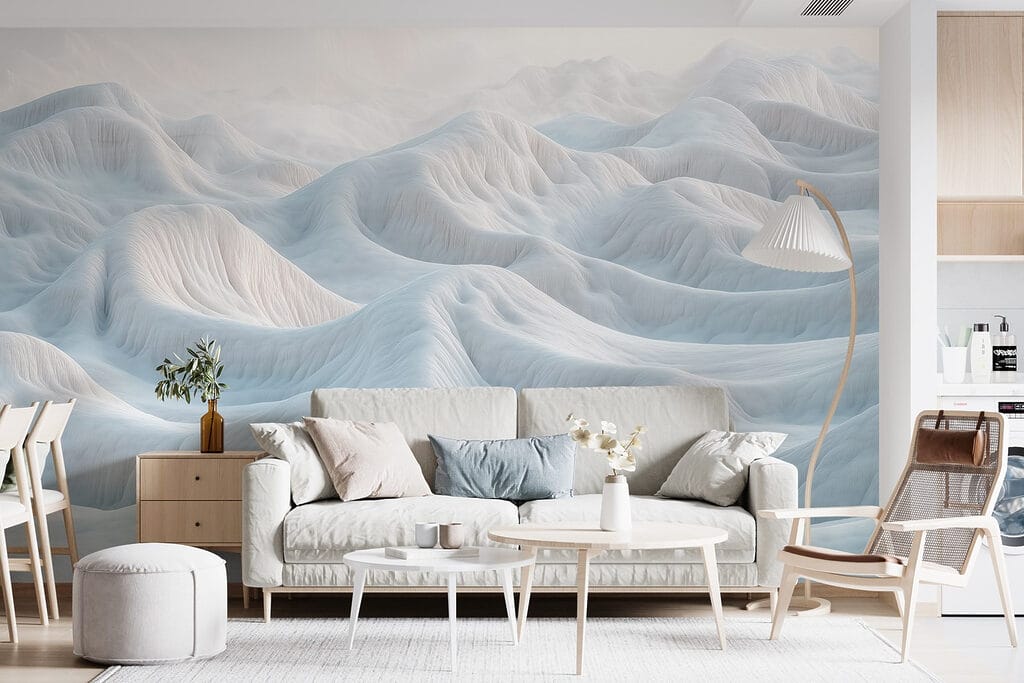 Snow covered mountains