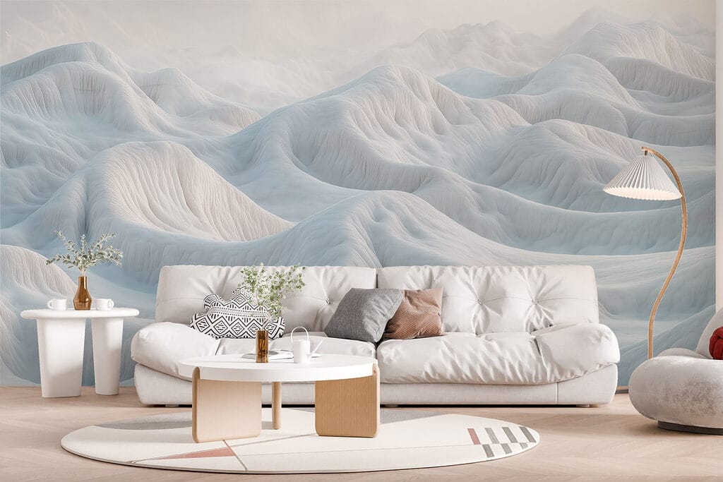 Snow covered mountains