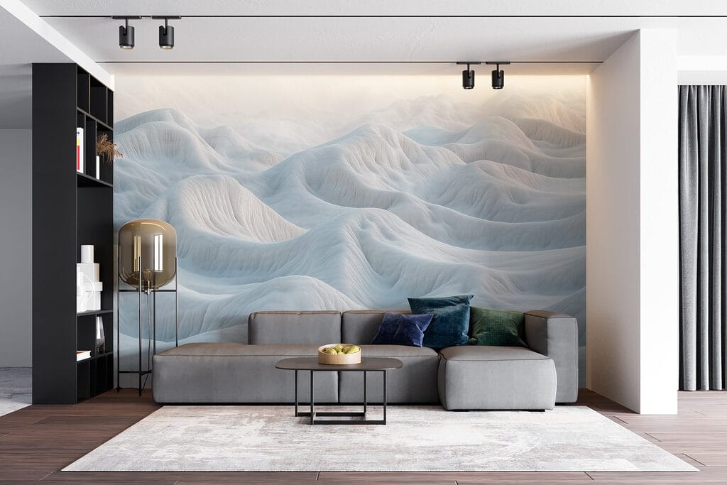 Snow covered mountains