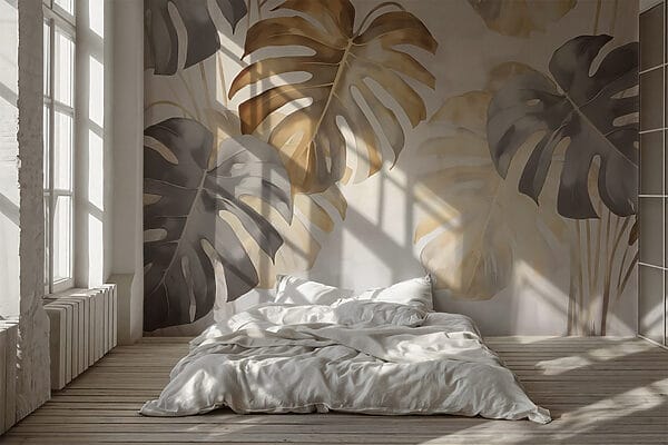 Elegant leaves in soft tones Elegant leaves in soft tones