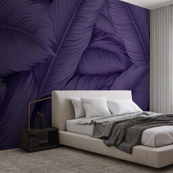 Lush leaves in deep purple hues Lush leaves in deep purple hues