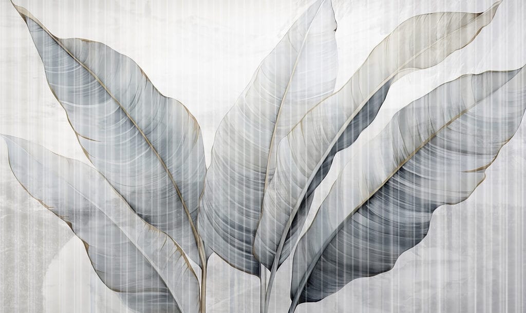 Soft leaves in muted tones Soft leaves in muted tones