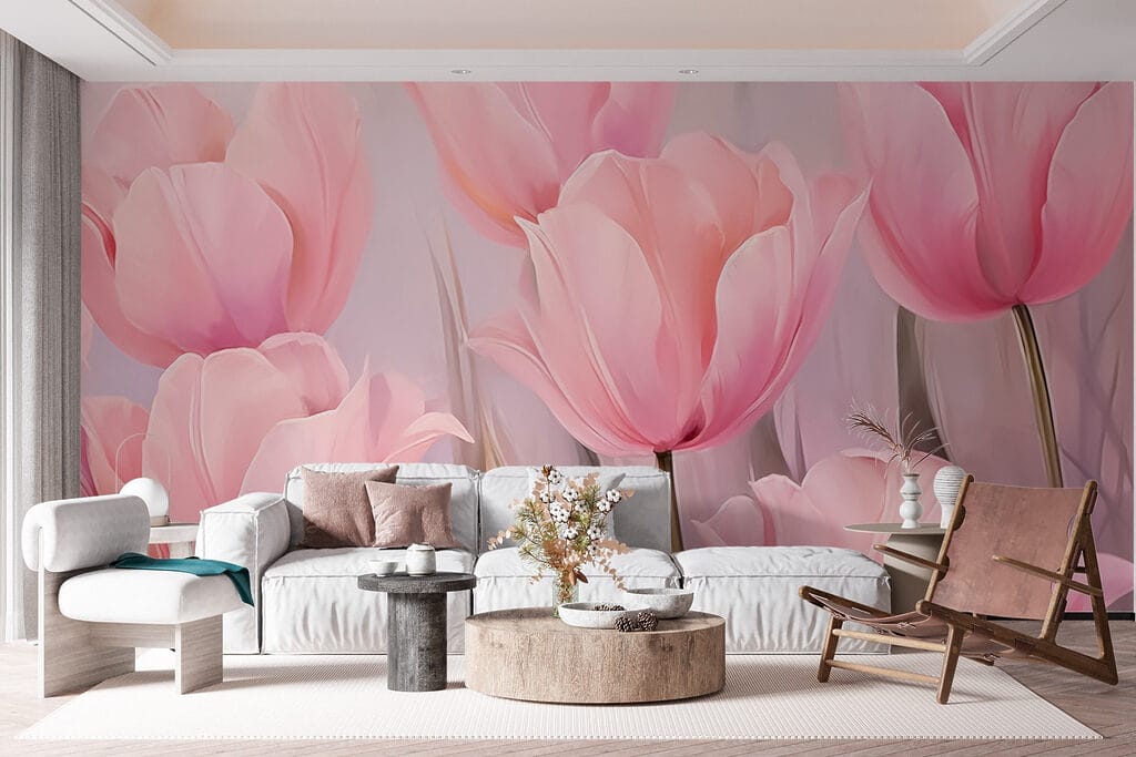 Group of pink flowers