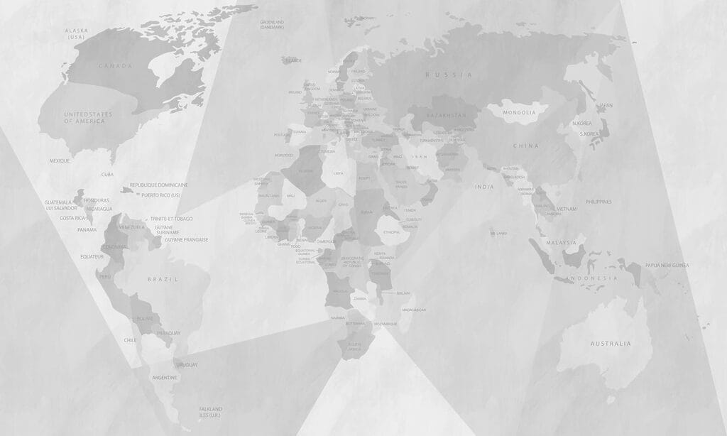 Map of the world Map of the world