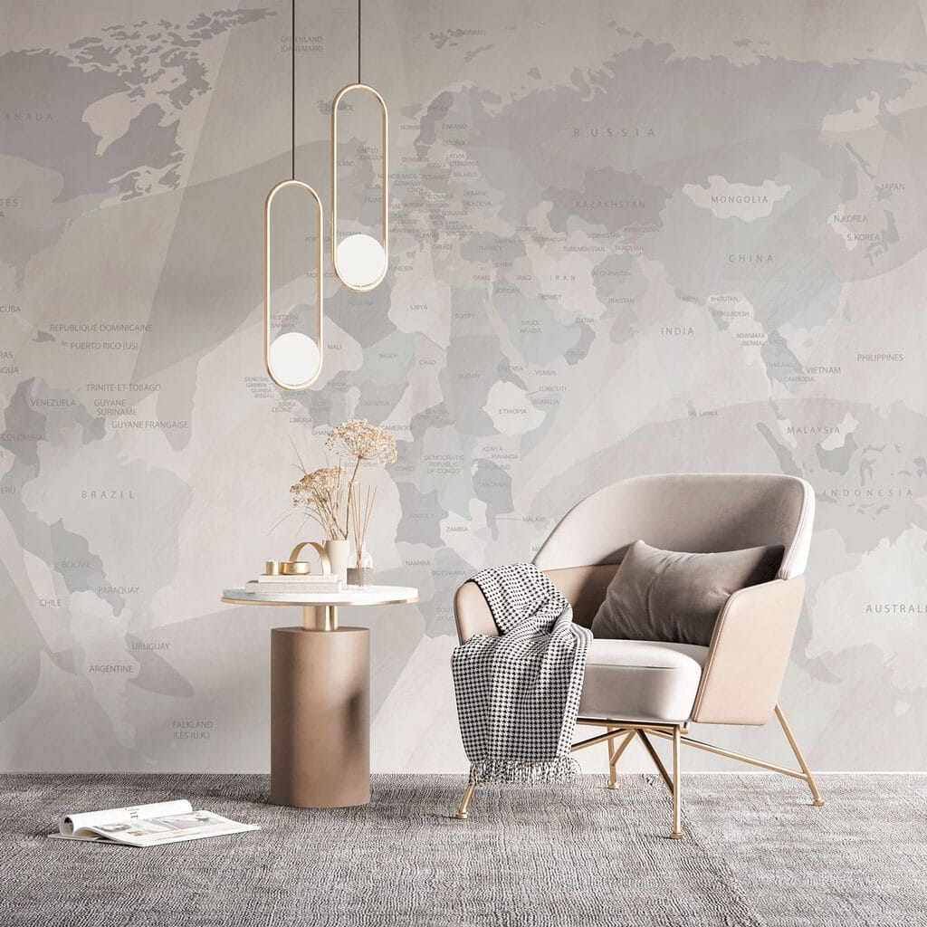 Map of the world Map of the world