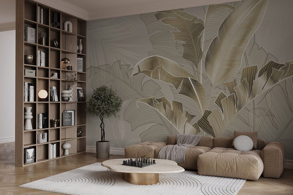 Elegant botanical illustration with fine details