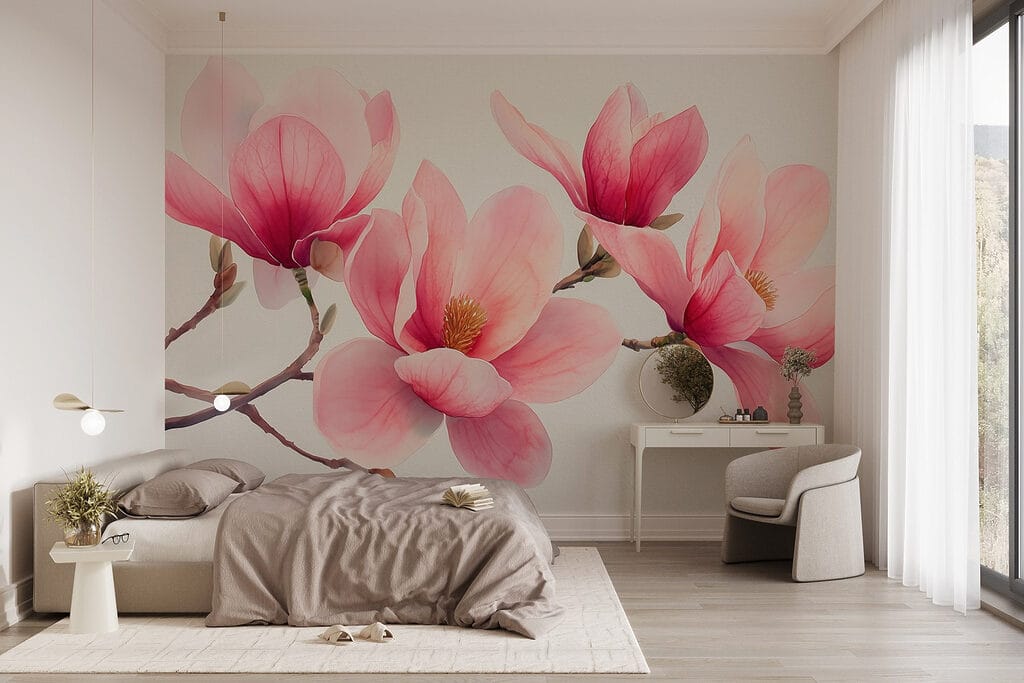 Group of pink flowers