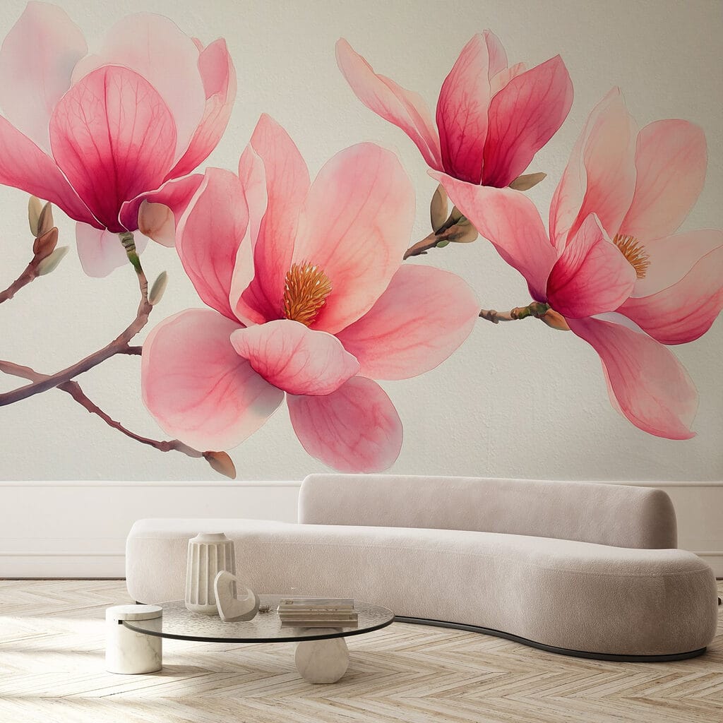 Group of pink flowers