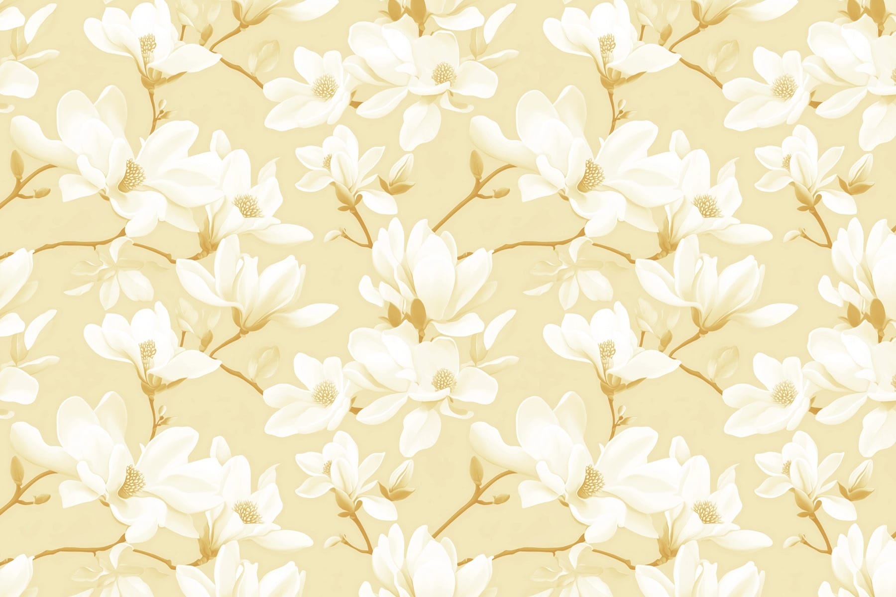 Pattern of white flowers Pattern of white flowers