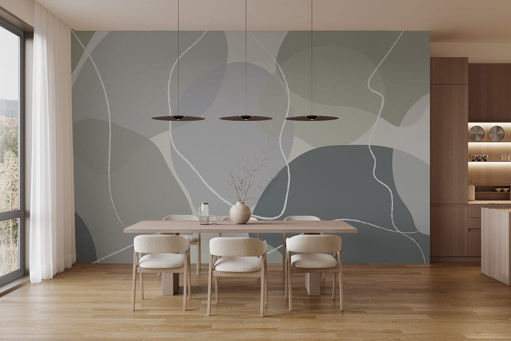 Abstract shapes in soft colors Abstract shapes in soft colors