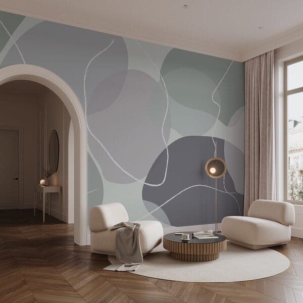 Soft shapes in soothing colors Soft shapes in soothing colors