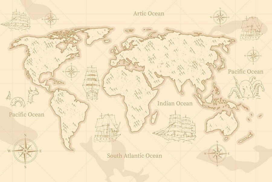 Wall murals Map of the world - Image 3