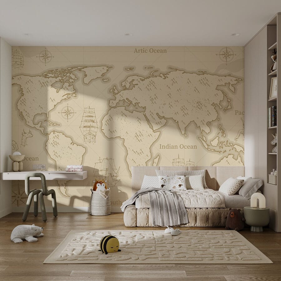Wall murals Map of the world - Image 2