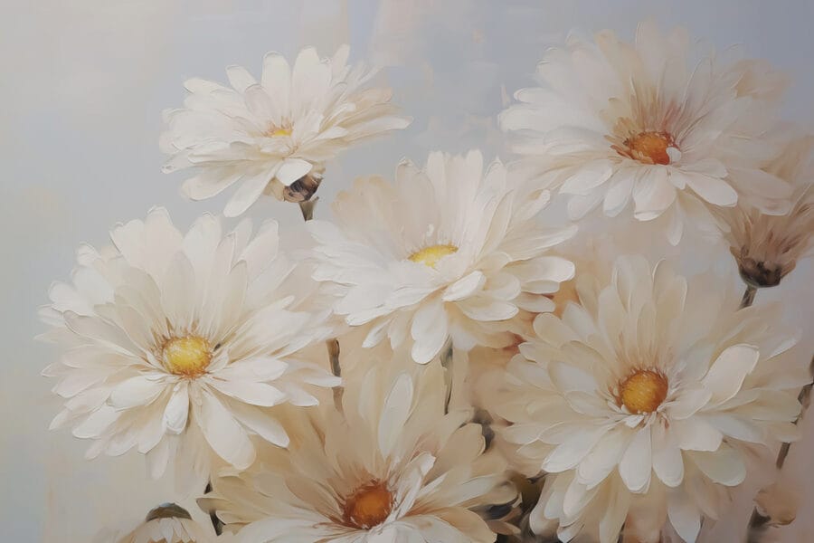 Group of white flowers